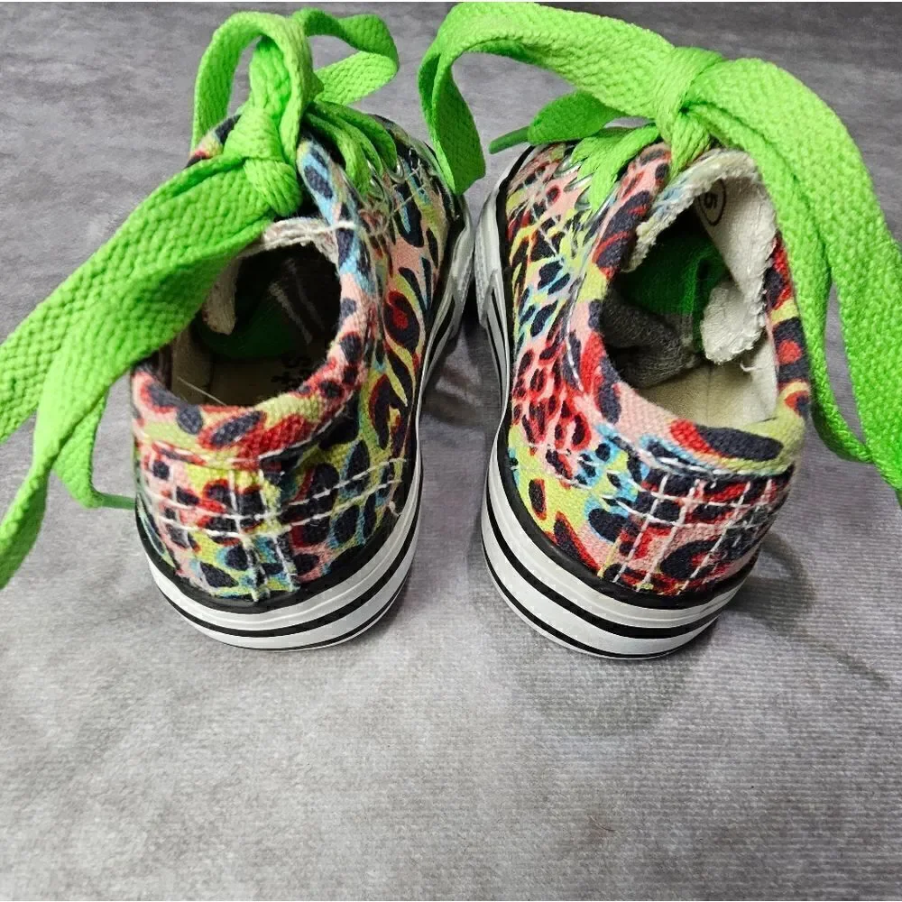 Kid's KIDGETS Animal Print Canvas Shoes Size 5‎